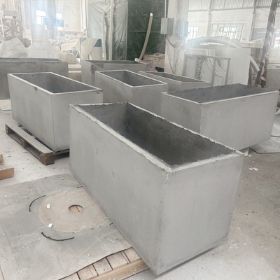 GRC花箱创意园艺从GRC长方形花盆开始 广东GRC厂家