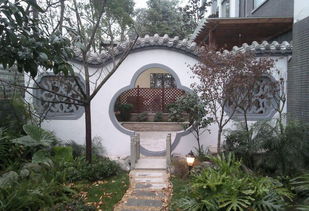 园林风格花园设计效果图 融合自然与艺术的视觉盛宴